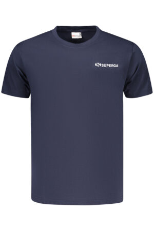 SUPERGA T-SHIRT MANICHE CORTE UOMO BLU