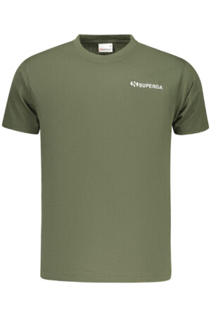 SUPERGA T-SHIRT MANICHE CORTE UOMO VERDE