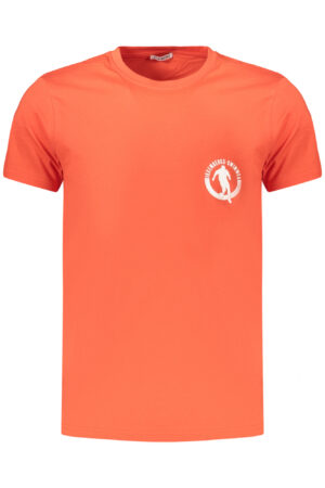 BIKKEMBERGS T-SHIRT MANICHE CORTE UOMO ARANCIO