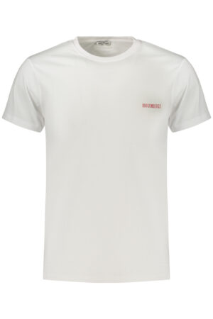 BIKKEMBERGS T-SHIRT MANICHE CORTE UOMO BIANCO