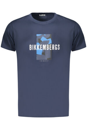 BIKKEMBERGS T-SHIRT MANICHE CORTE UOMO BLU