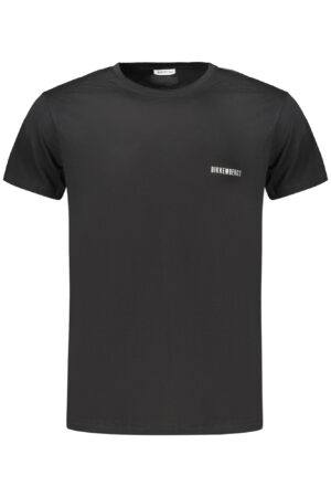 BIKKEMBERGS T-SHIRT MANICHE CORTE UOMO NERO