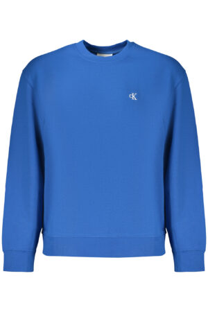 CALVIN KLEIN FELPA SENZA ZIP UOMO BLU