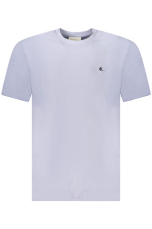 CALVIN KLEIN T-SHIRT MANICHE CORTE UOMO AZZURRO
