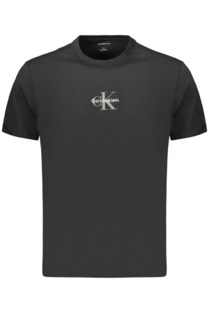 CALVIN KLEIN T-SHIRT MANICHE CORTE UOMO NERO