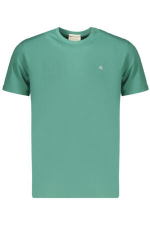 CALVIN KLEIN T-SHIRT MANICHE CORTE UOMO VERDE