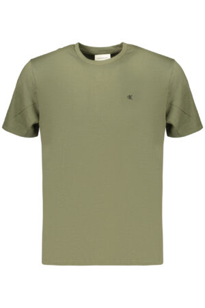 CALVIN KLEIN T-SHIRT MANICHE CORTE UOMO VERDE