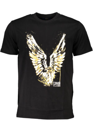 CAVALLI CLASS T-SHIRT MANICHE CORTE UOMO NERO
