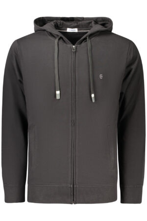 COVERI MOVING FELPA CON ZIP UOMO NERO