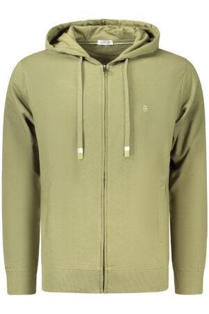 COVERI MOVING FELPA CON ZIP UOMO VERDE