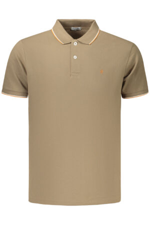 COVERI MOVING POLO MANICHE CORTE UOMO MARRONE