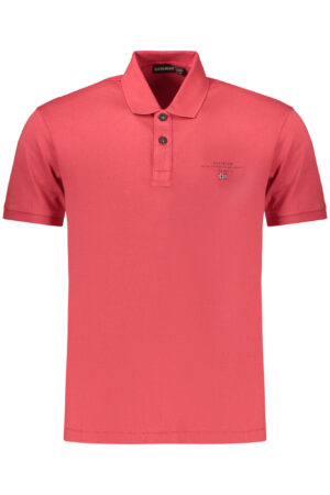 NAPAPIJRI POLO MANICHE CORTE UOMO ROSSO