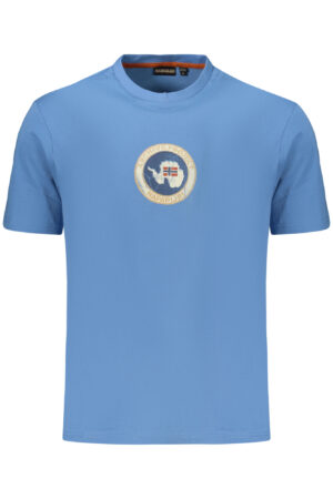 NAPAPIJRI T-SHIRT MANICHE CORTE UOMO AZZURRO