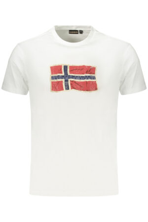 NAPAPIJRI T-SHIRT MANICHE CORTE UOMO BIANCO