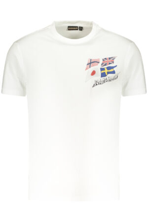 NAPAPIJRI T-SHIRT MANICHE CORTE UOMO BIANCO