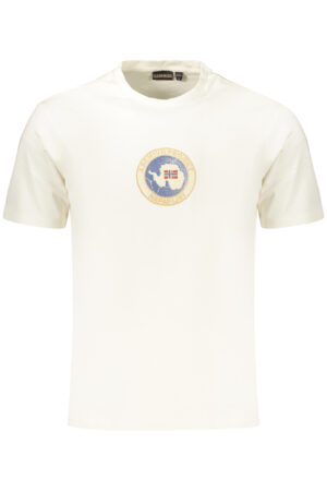 NAPAPIJRI T-SHIRT MANICHE CORTE UOMO BIANCO