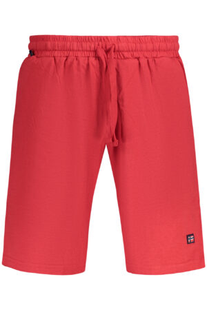 NORWAY 1963 PANTALONE BERMUDA UOMO ROSSO