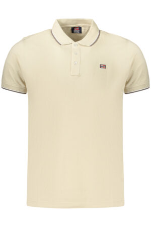 NORWAY 1963 POLO MANICHE CORTE UOMO BEIGE