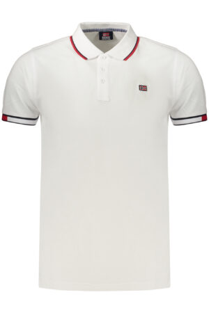 NORWAY 1963 POLO MANICHE CORTE UOMO BIANCO