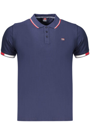 NORWAY 1963 POLO MANICHE CORTE UOMO BLU