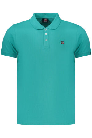 NORWAY 1963 POLO MANICHE CORTE UOMO VERDE