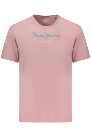 PEPE JEANS T-SHIRT MANICHE CORTE UOMO ROSA