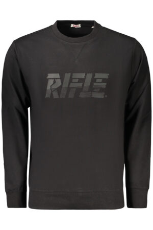 RIFLE FELPA SENZA ZIP UOMO NERO