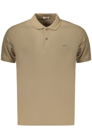 RIFLE POLO MANICHE CORTE UOMO MARRONE