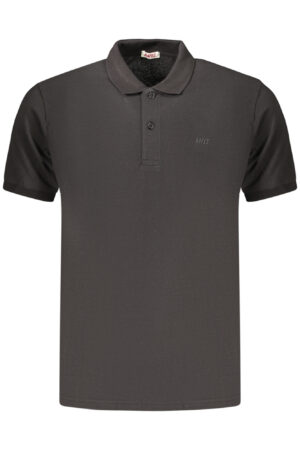 RIFLE POLO MANICHE CORTE UOMO NERO