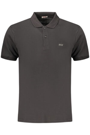 RIFLE POLO MANICHE CORTE UOMO NERO