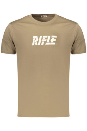 RIFLE T-SHIRT MANICHE CORTE UOMO MARRONE