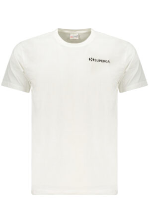 SUPERGA T-SHIRT MANICHE CORTE UOMO BIANCO