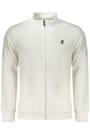 U.S. GRAND FELPA CON ZIP UOMO BIANCO