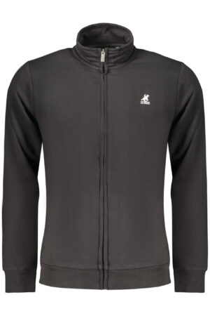 U.S. GRAND FELPA CON ZIP UOMO NERO