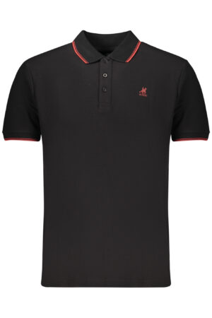 U.S. GRAND POLO MANICHE CORTE UOMO NERO