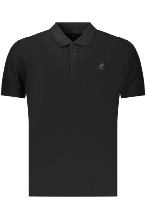 U.S. GRAND POLO MANICHE CORTE UOMO NERO