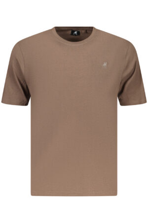 U.S. GRAND T-SHIRT MANICHE CORTE UOMO MARRONE